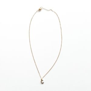 Gold Crystal Moon Dainty Necklace